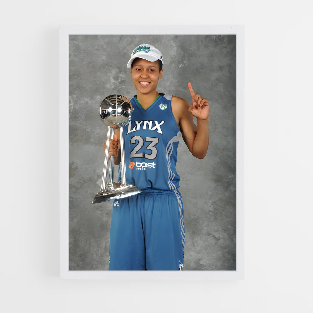 Poster Le Champion Radieux – affiche Basketball (vue 3)